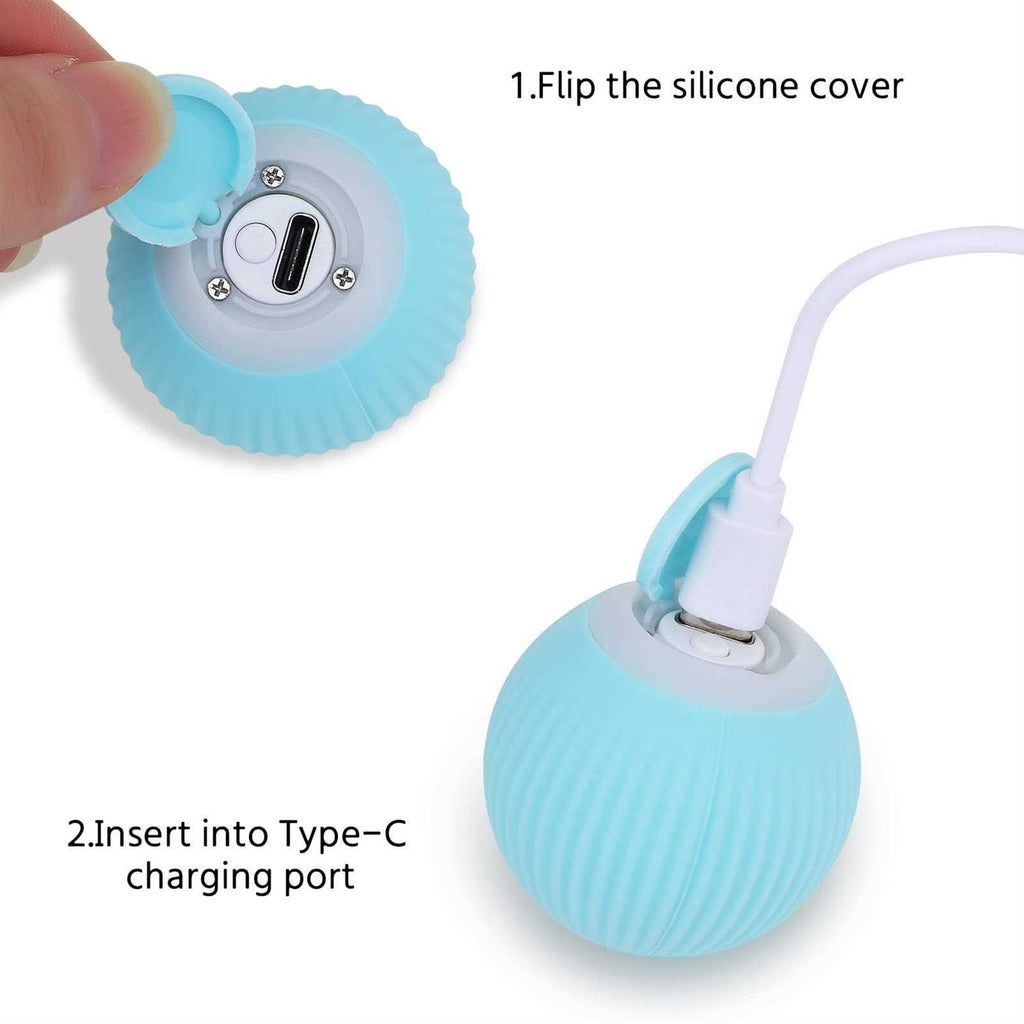 Interactive Cat Toy Ball with LED Light Y200484