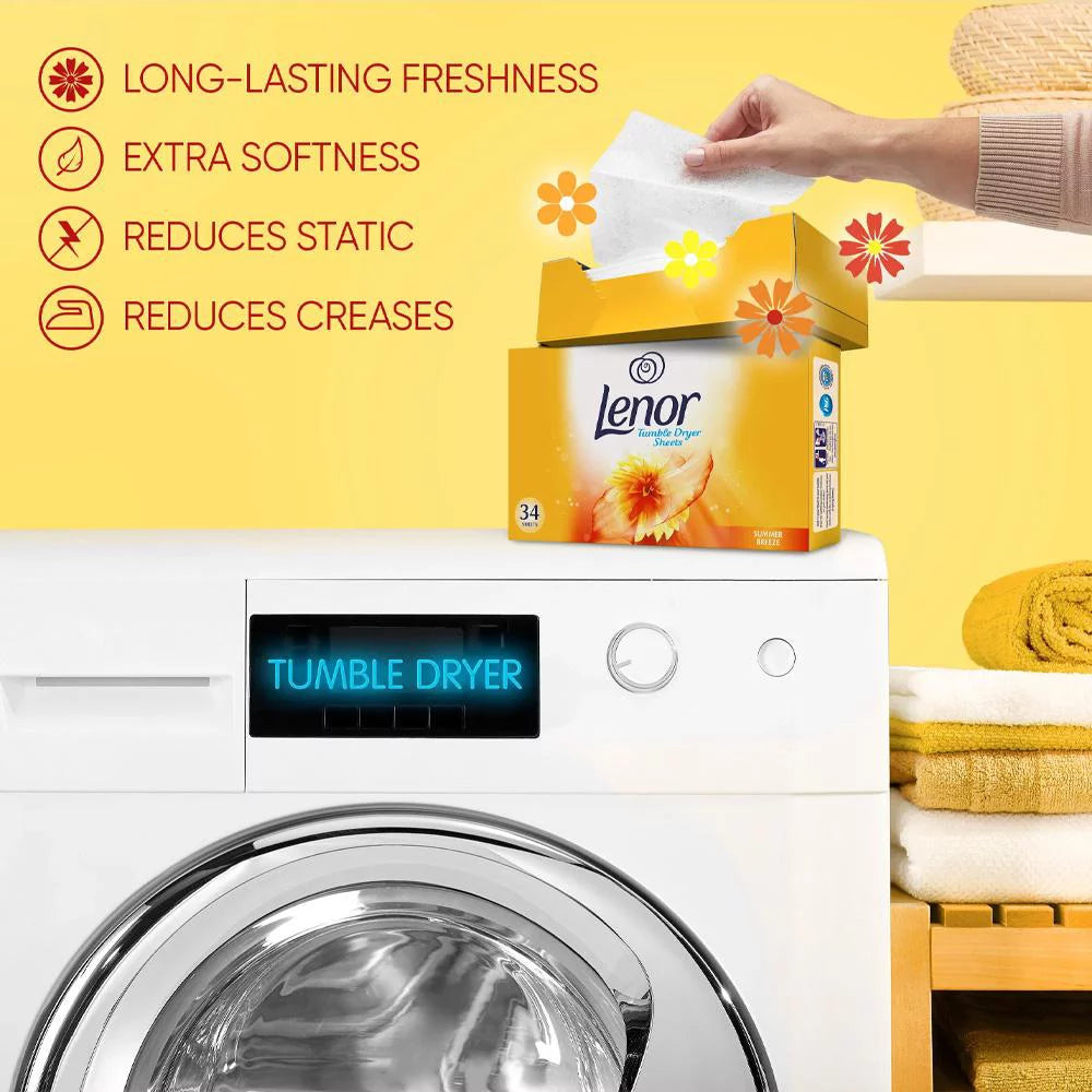Tumble Dryer Sheets 34 Sheets Pack of 4 T514145