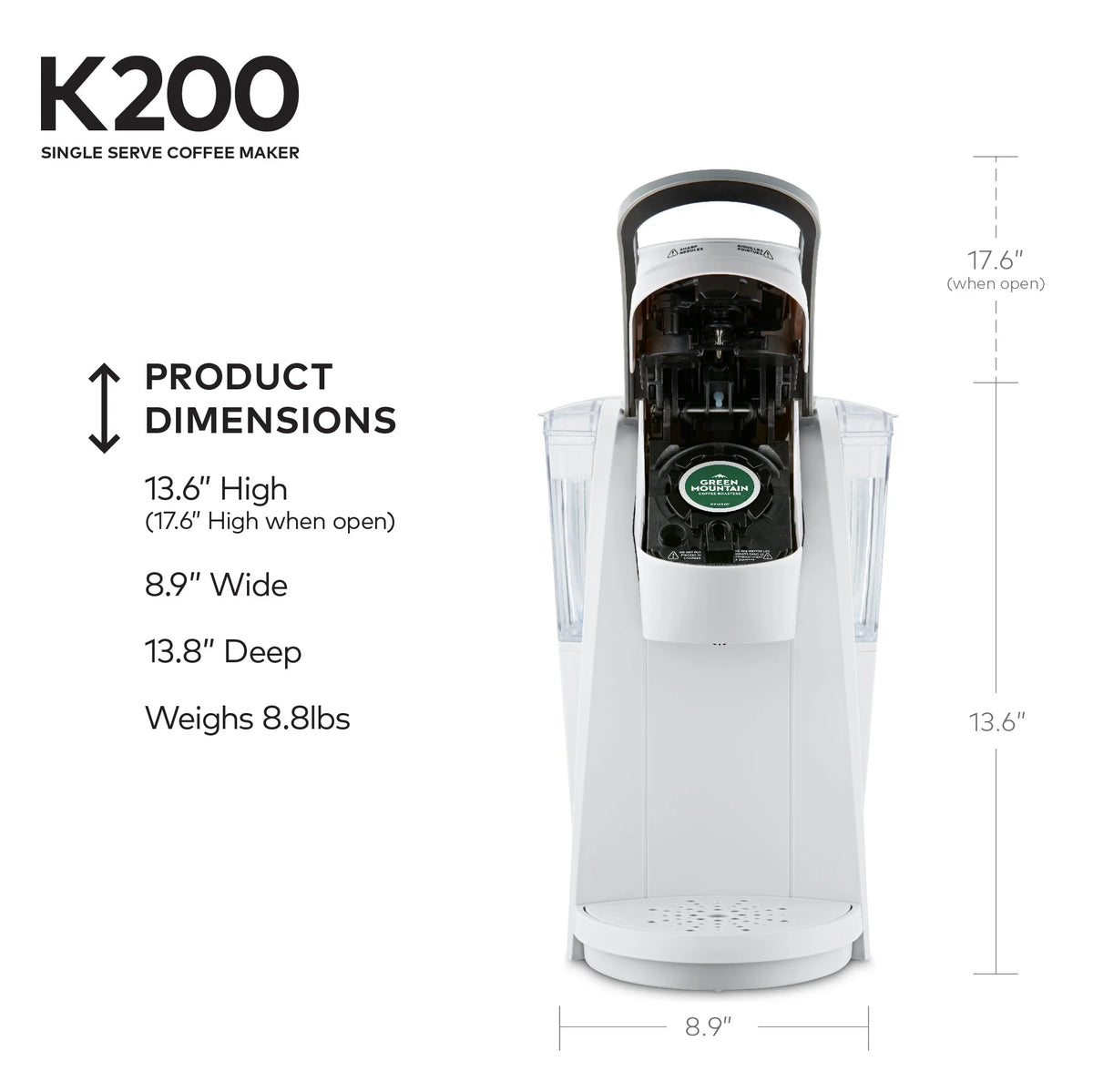 Single-Serve K-Cup Pod Coffee Maker W2656