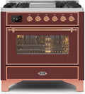 Burgundy Dual Fuel Natural Gas Range Z26845