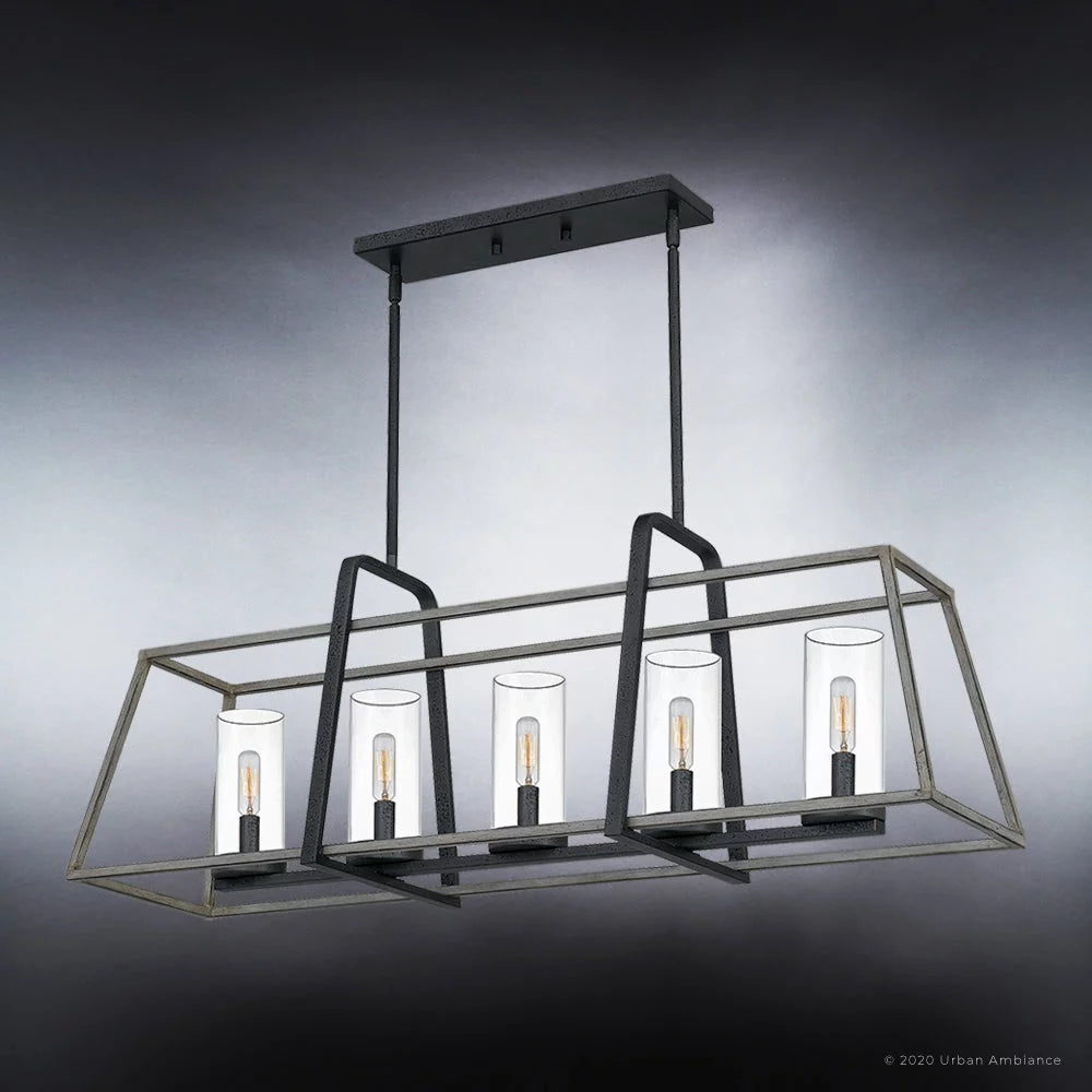 Indoor Chandelier with Clear Glass C88758