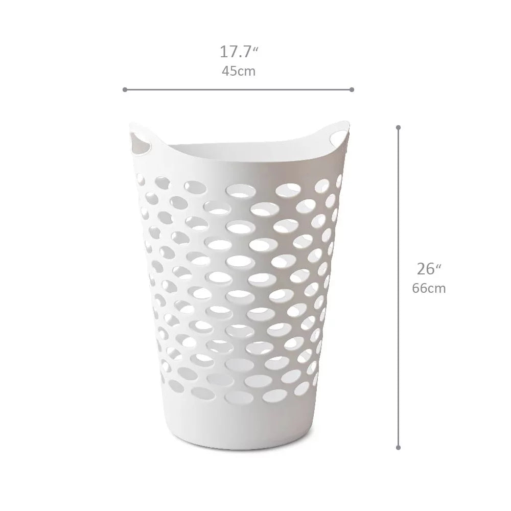 White 3 Pack Round Laundry Hamper D444631