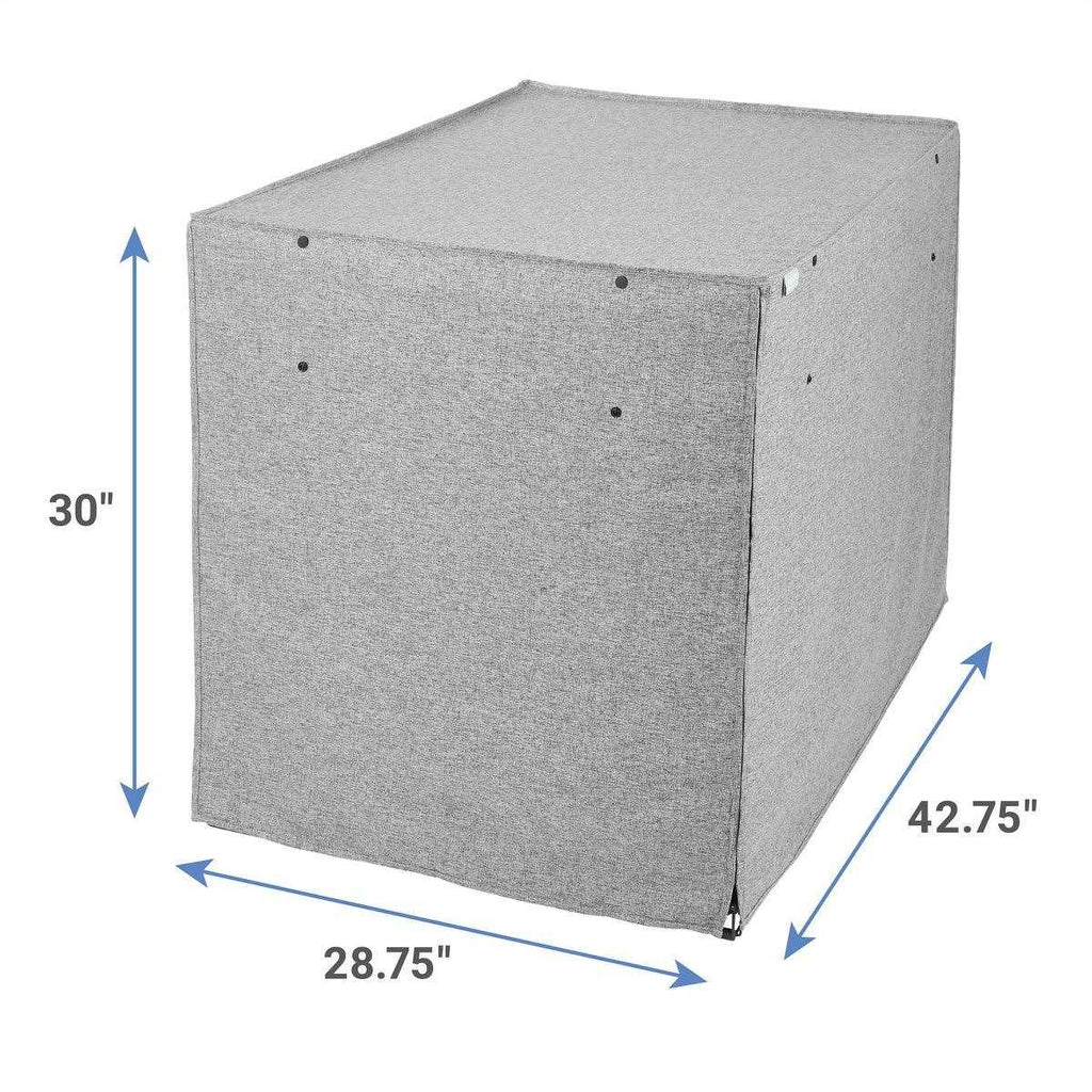 Faux Linen Dog Crate Cover Q6288