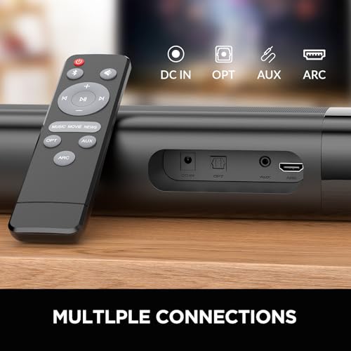 Sound Bar with Bluetooth ARC Opt AUX Connect B413