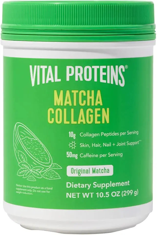 Matcha Collagen Peptides Powder, 10.5 oz T3118