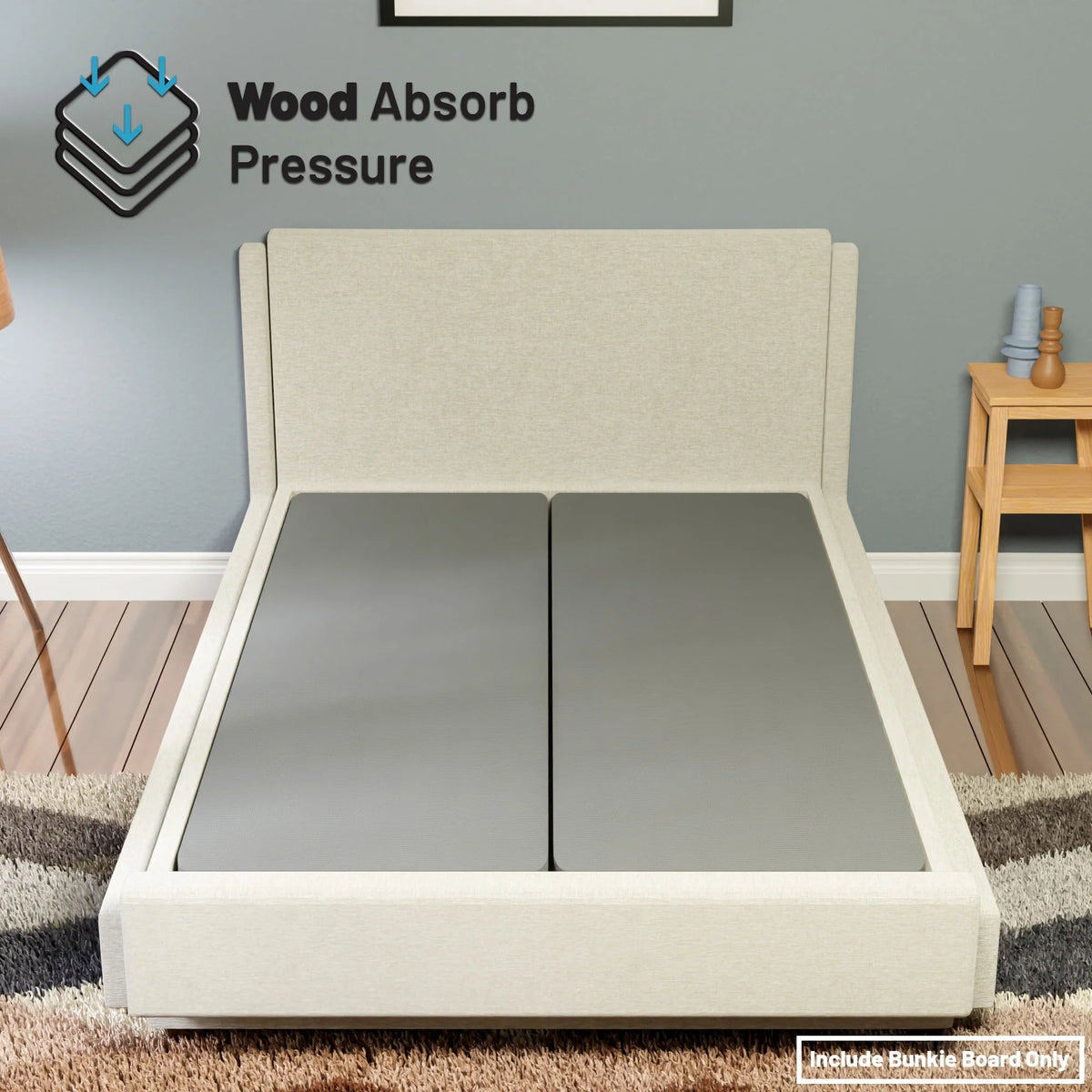 Queen Wood Bunkie Board A972