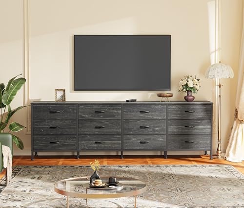 70 Inch 12 Fabric Drawer Dresser F2540