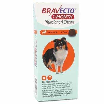 1-Month Chews for Dogs 9.9-22 lbs L4825