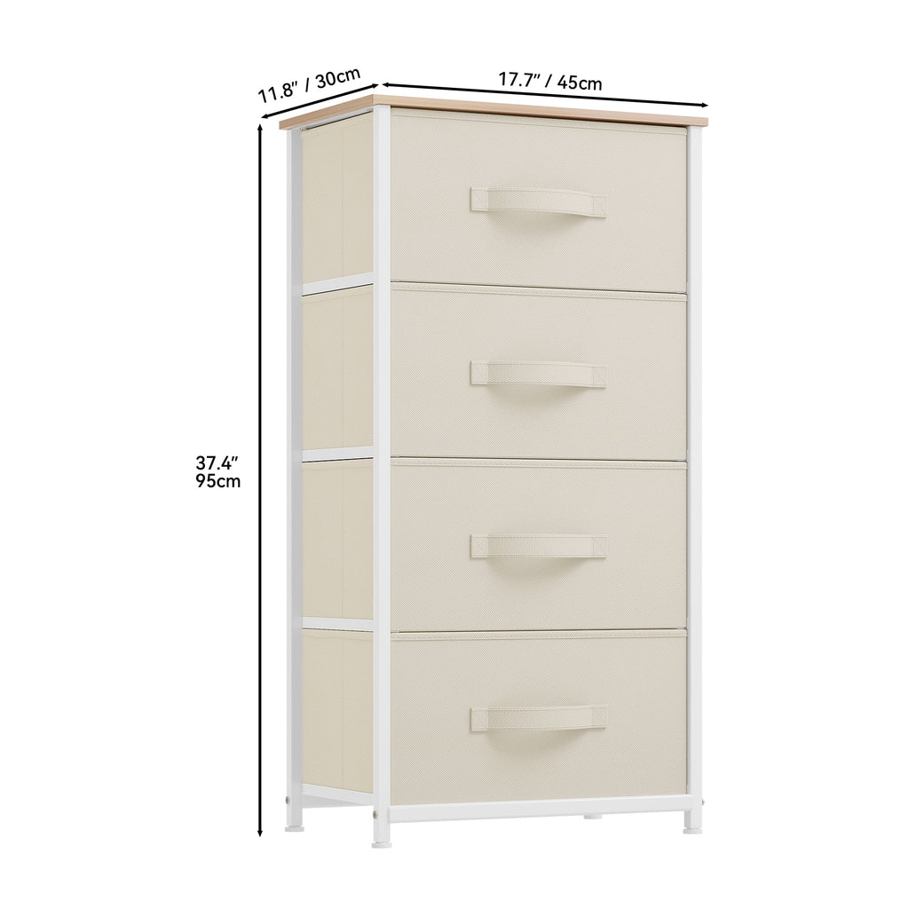 Fabric 4 Drawer Dresser O43303