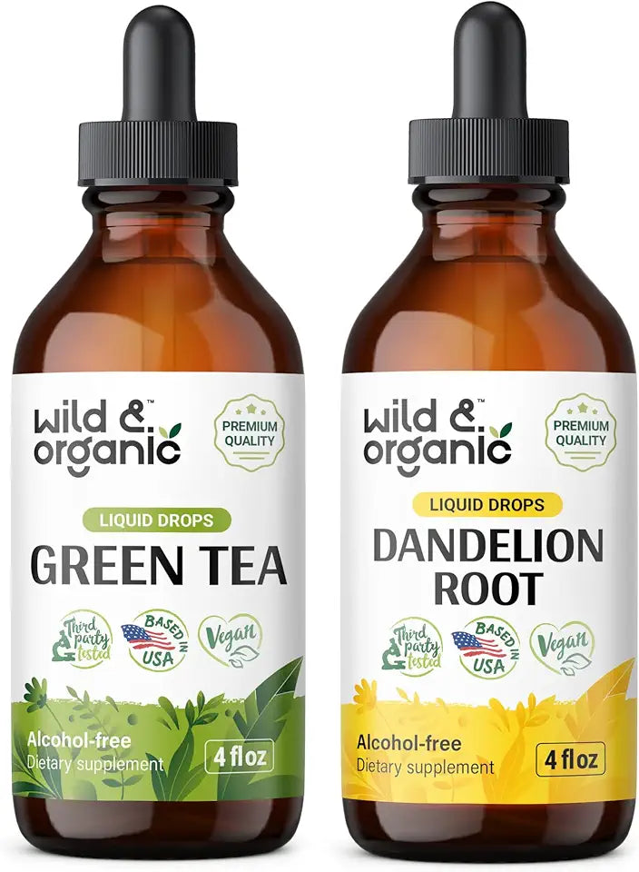Green Tea & Dandelion Root Tincture 4 fl oz C447698