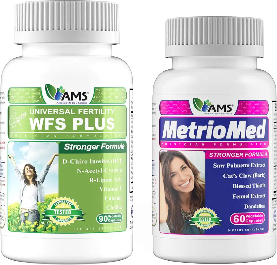 Fertility Supplements 90 Capsules and 60 Capsules for Women J4206
