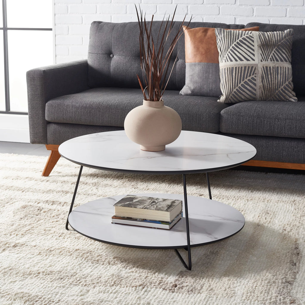 2-Tier Round Coffee Table J7034