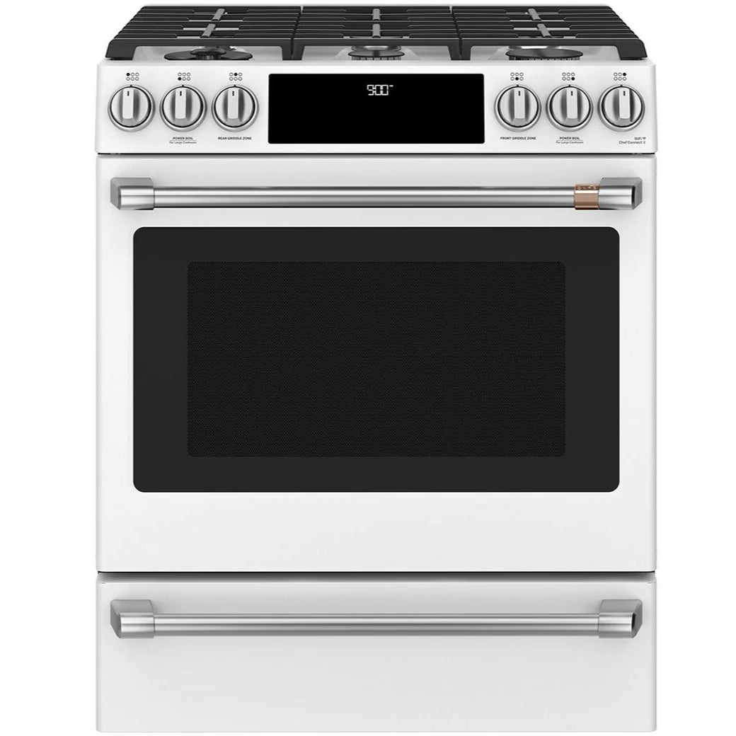 30 IN. 5.7 CU. FT. Slide-In Dual-Fuel Convection Range H4835