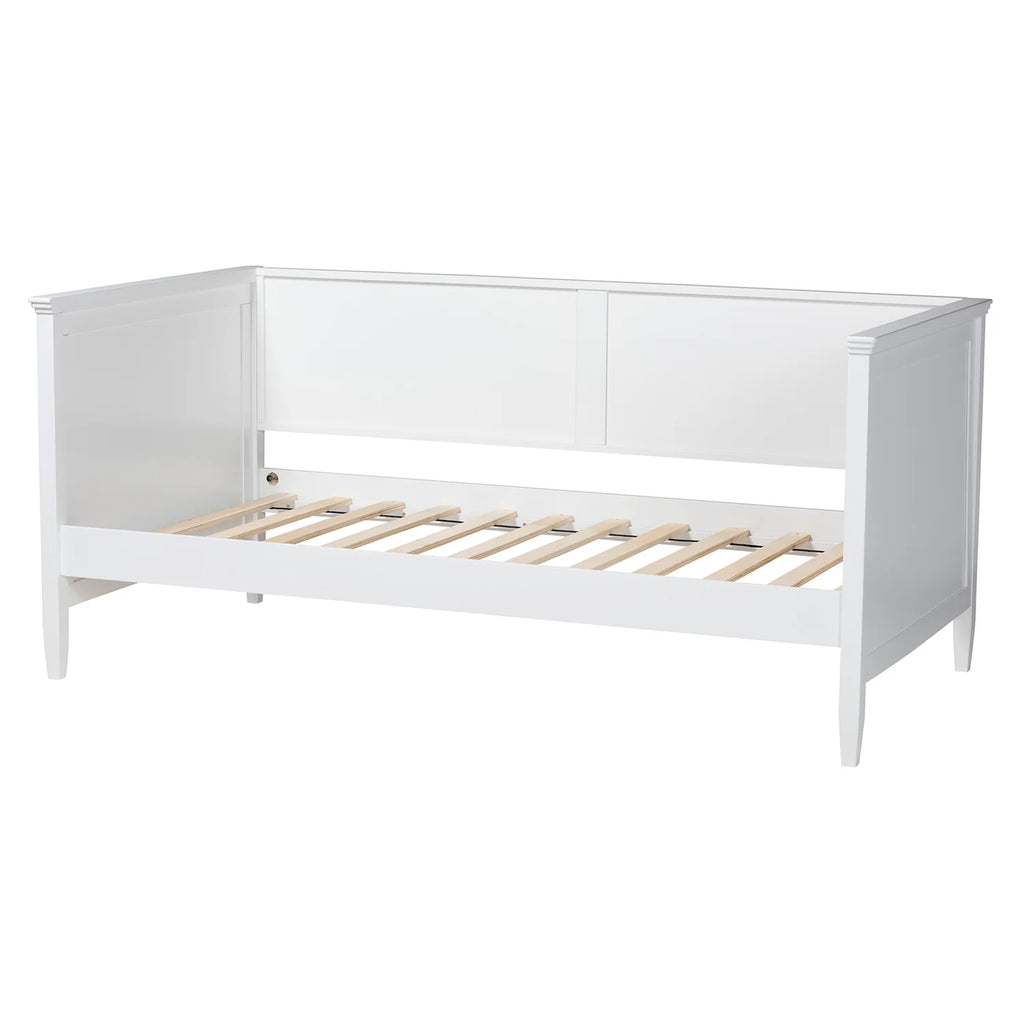 White Wood Twin Size Daybed S170