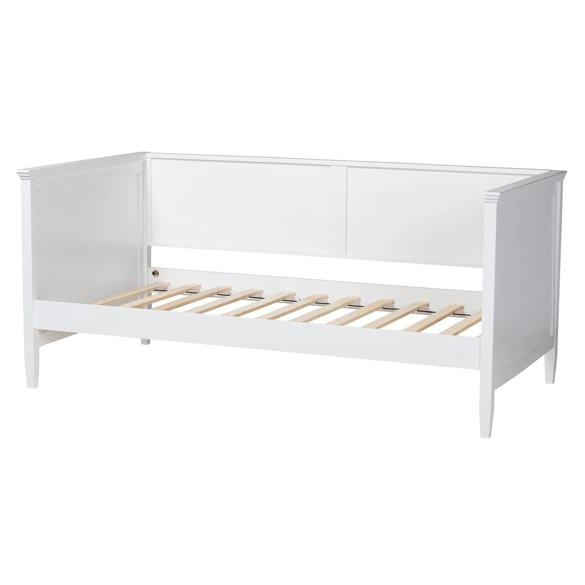 White Wood Twin Size Daybed S170