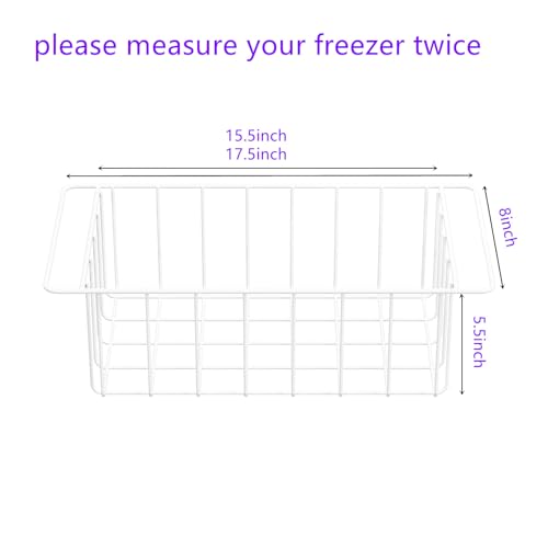 Pearl White Freezer Wire Baskets V538